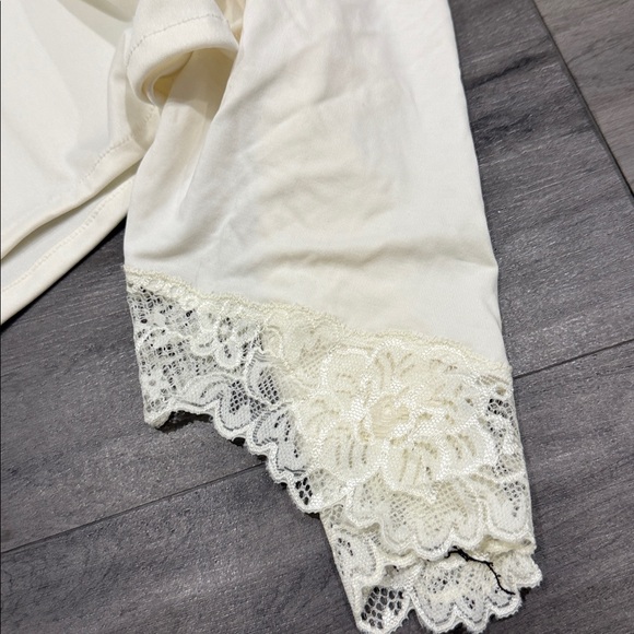 Meshki Cream Maxi Dress with Lace Details - Picture 6 of 6